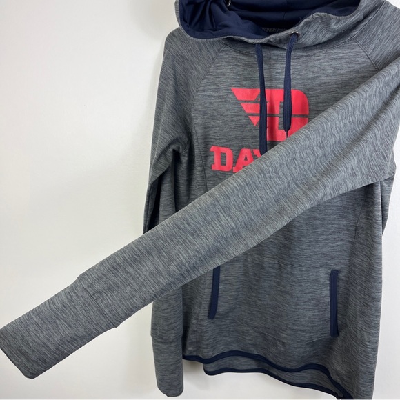 Dayton University Flyers Hoodie Sweatshirt Gray Womens Sz Small Lightweight - Picture 10 of 13